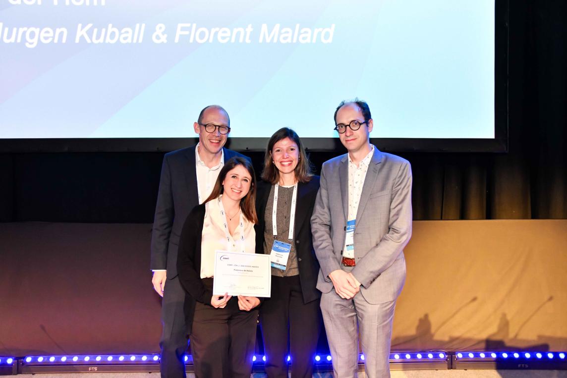 EBMT 2024 Annual Meeting Jon J. van Rood Award winner Francesca Del